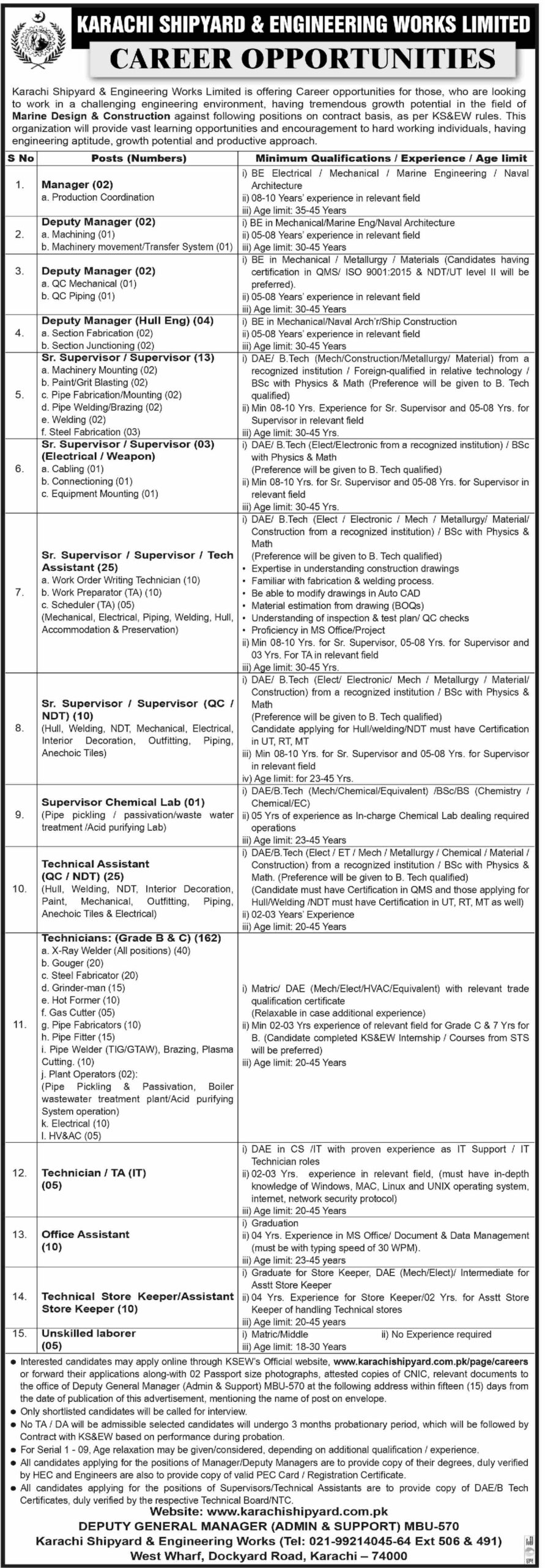 KSEW Jobs 2024