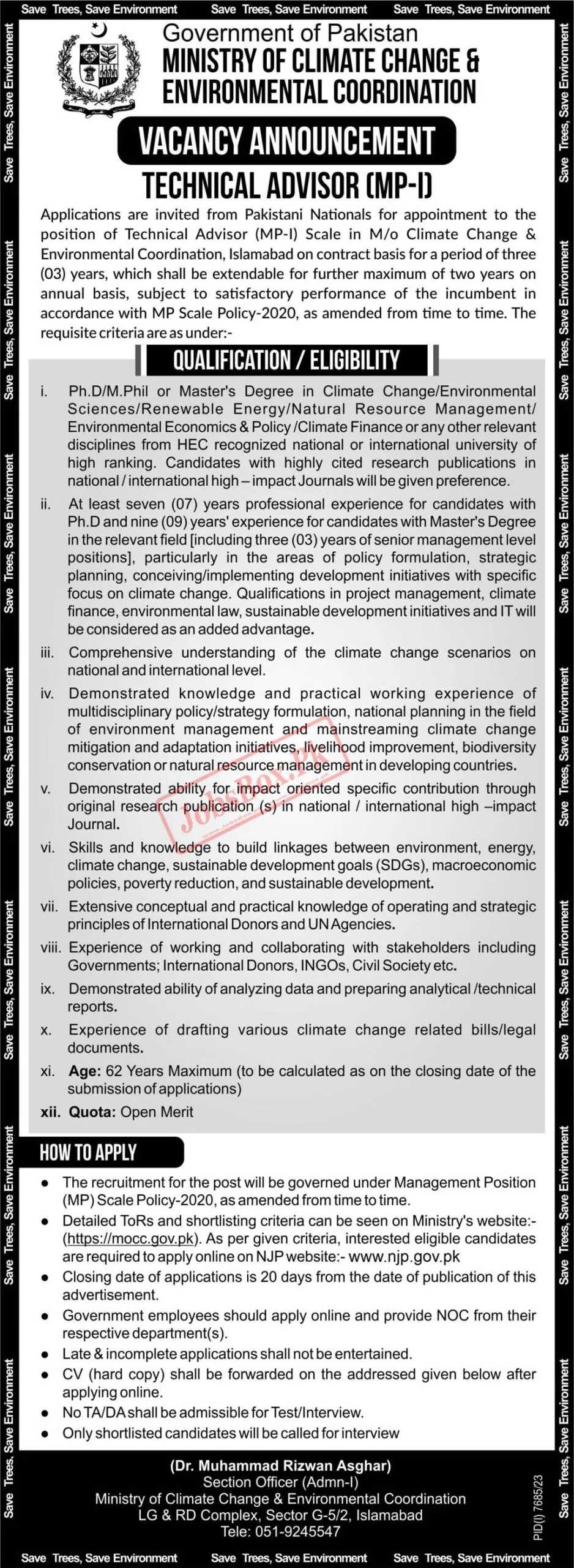 Ministry-of-Climate-Chang-jobs -2024