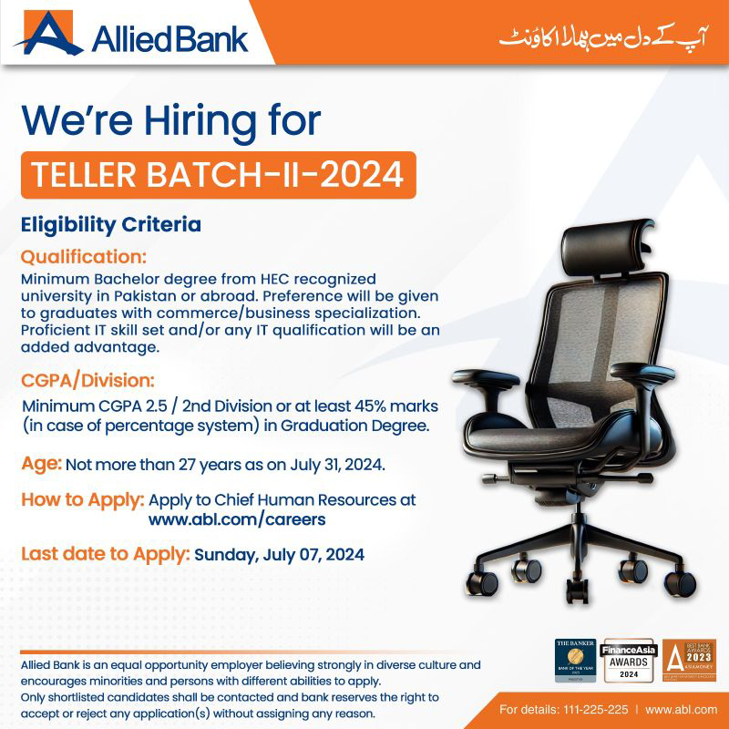 Allied-Bank-Teller-Batch-Jobs-2024