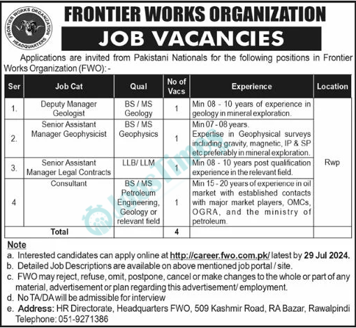 Frontier-Works-Organization-FWO-Jobs-2024