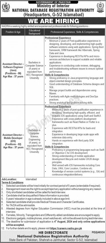 NADRA-Jobs-2024