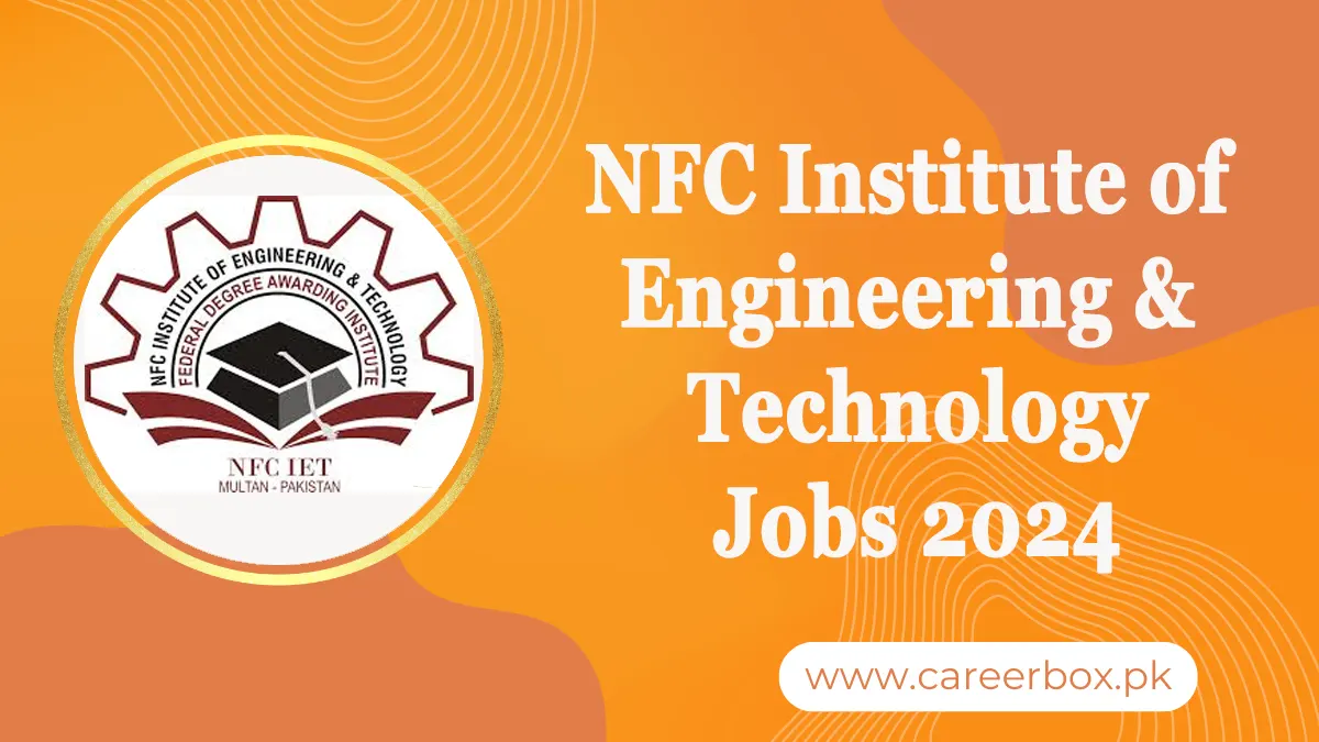 NFC Institute of Engineering & Technology Jobs 2024