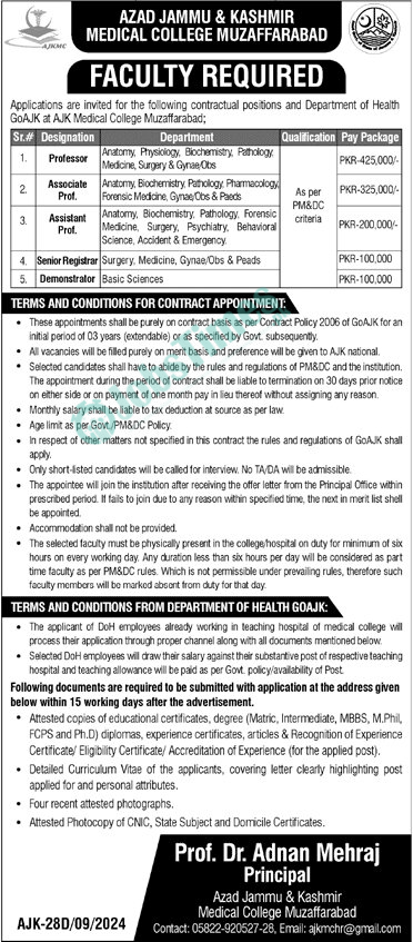 AJK-Medical-College-Muzaffarabad-Jobs-2024