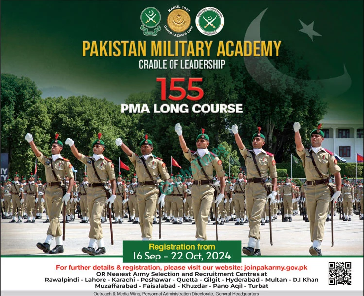 Pakistan-Military-Academy-PMA-155-Long-Course-Jobs-2024