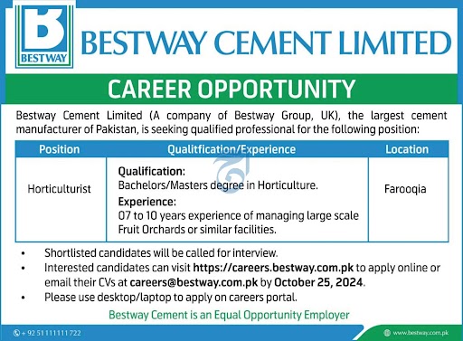 Bestway Cement Limited