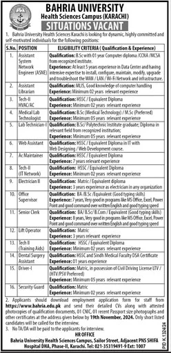 Bahria-university-jobs-2024