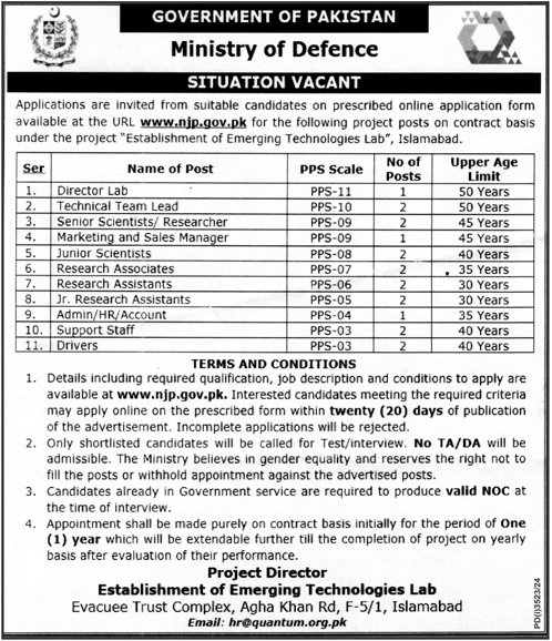 Ministry of Defence Jobs 2024