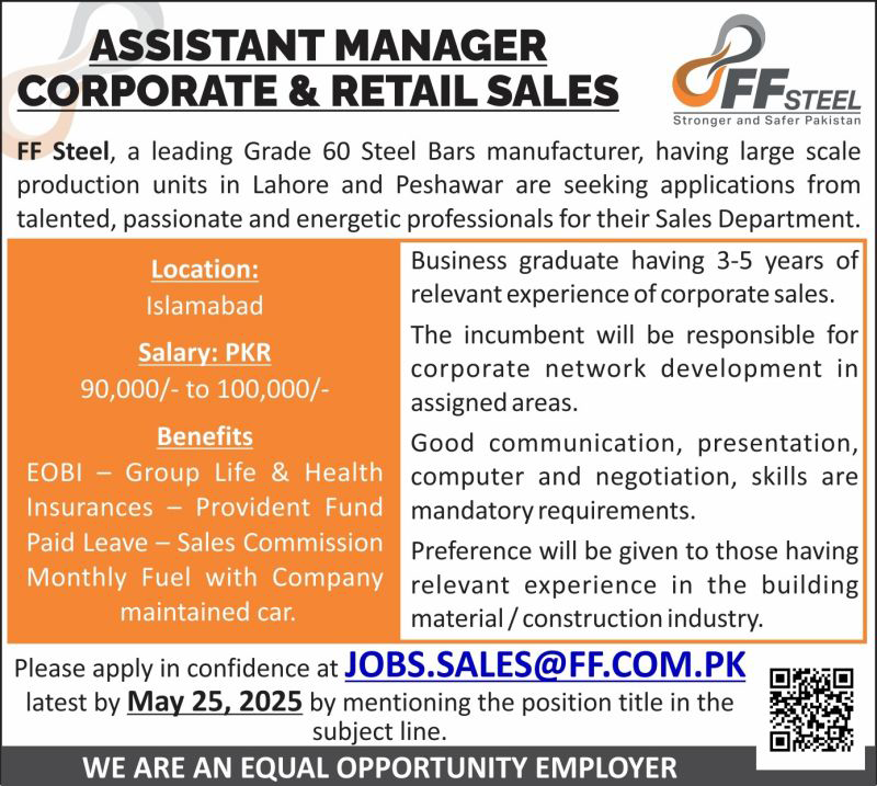 FF Steel Jobs 2025