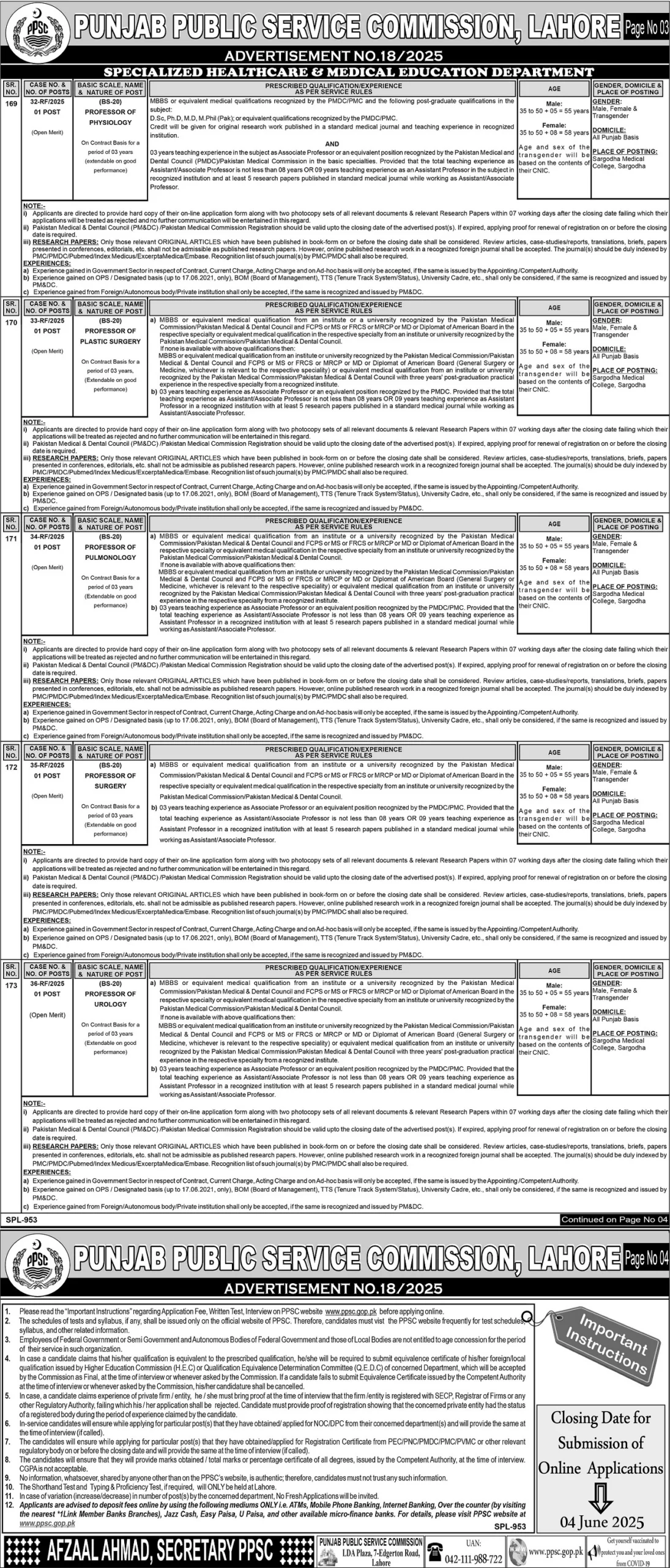 PPSC Jobs