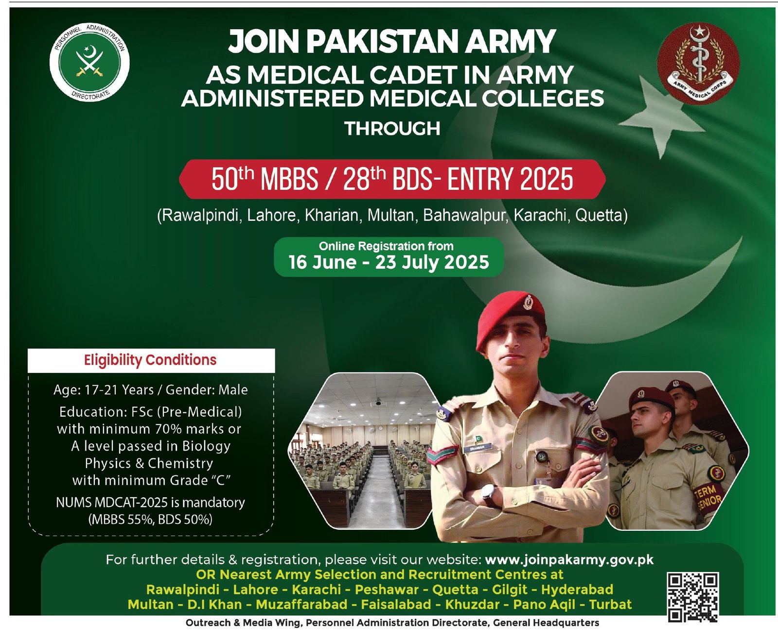 Join Pakistan Army Jobs