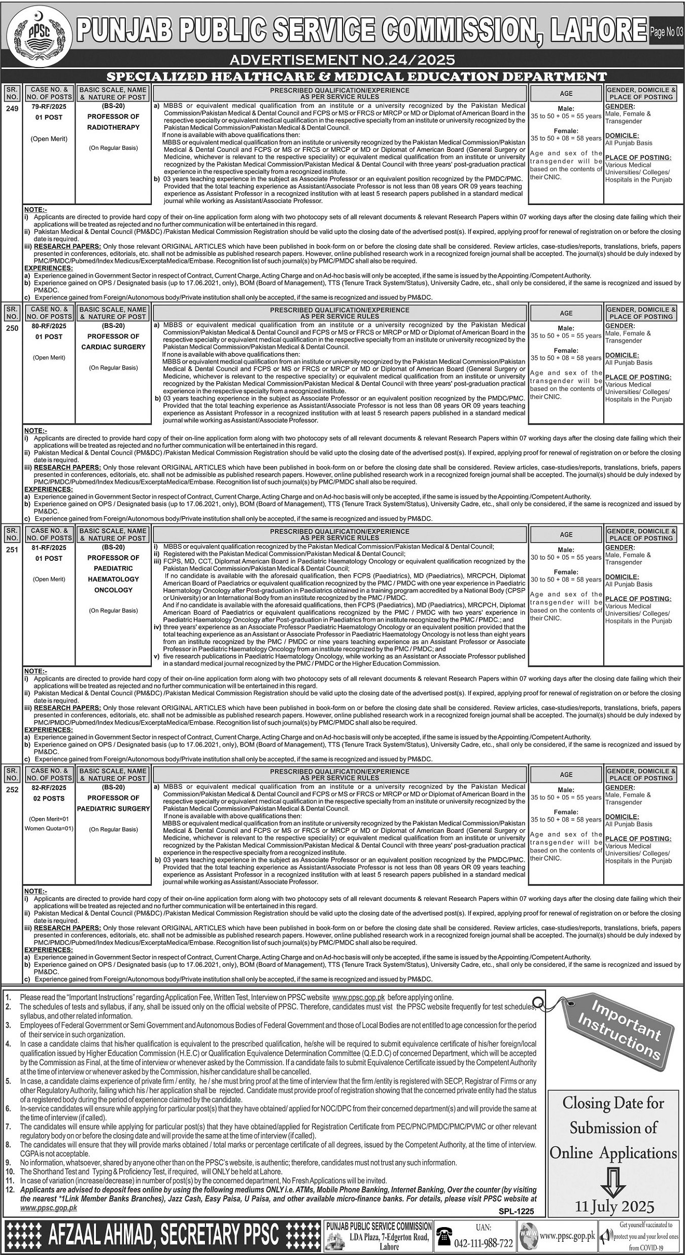 PPSC Jobs 