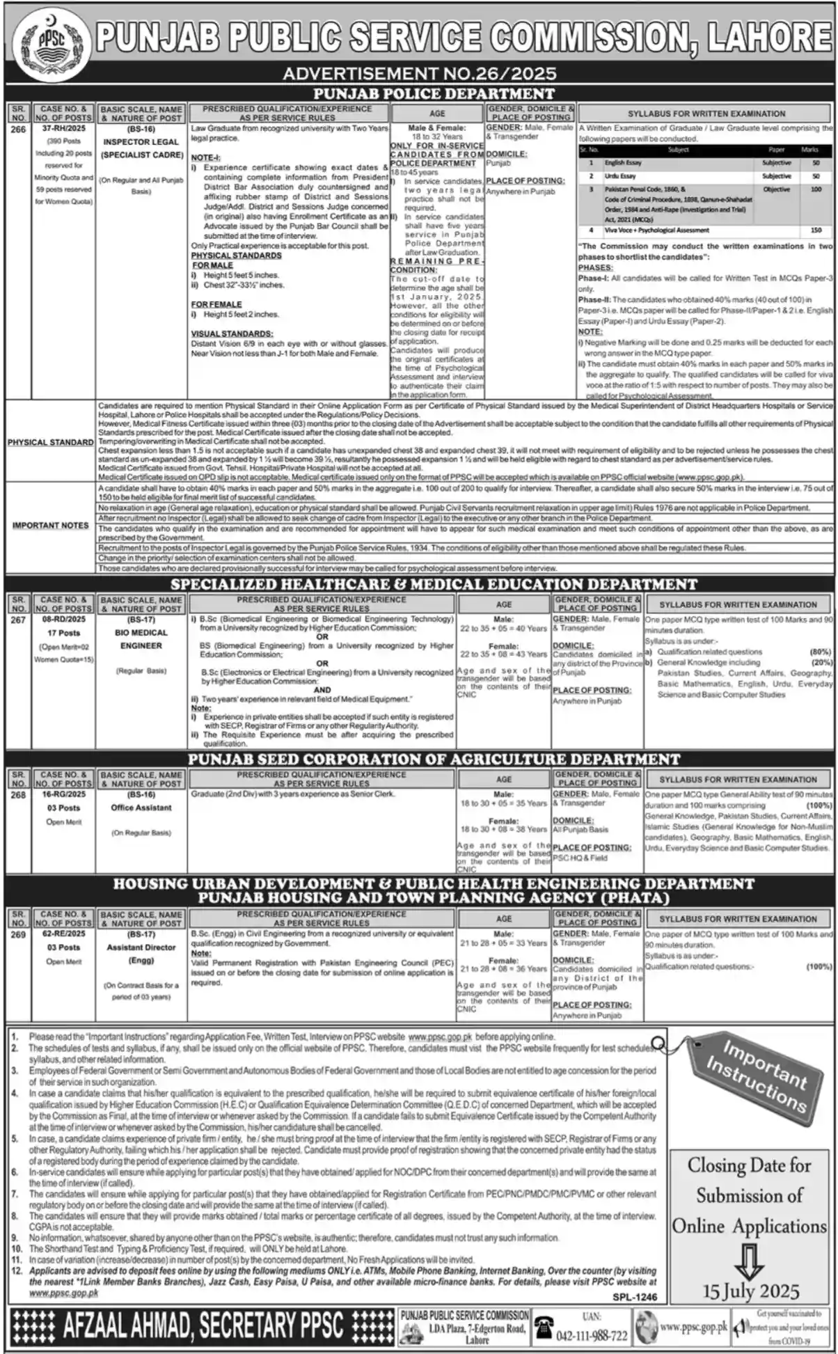 PPSC Jobs