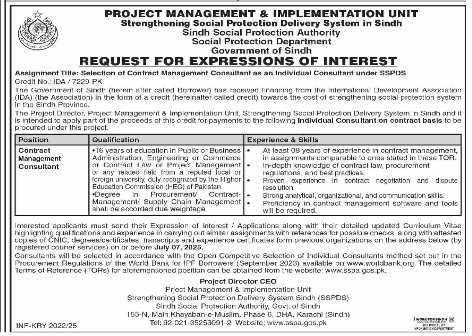 SSPA Jobs 2025