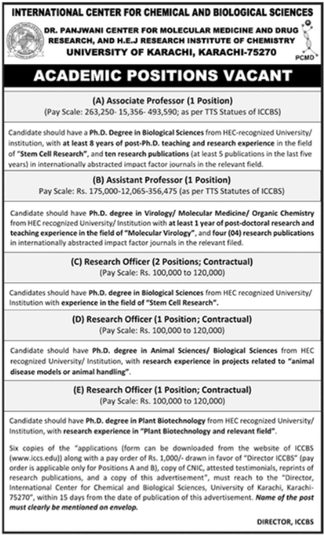 University of Karachi Jobs 2025